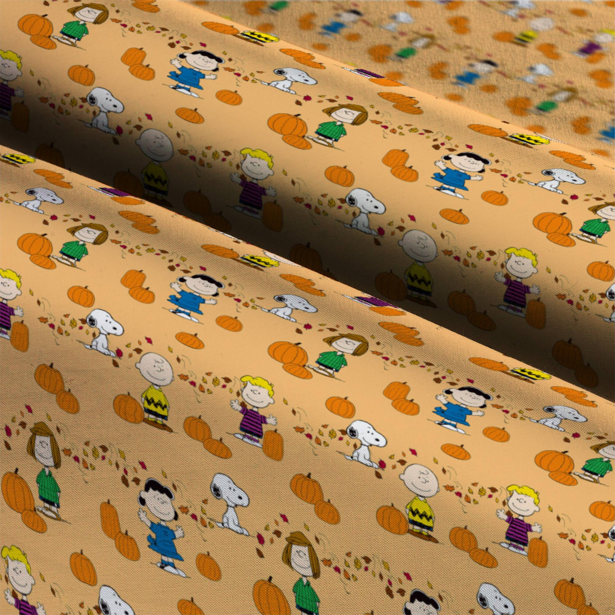 Peanuts® Pumpkin Patch Cotton Fabric